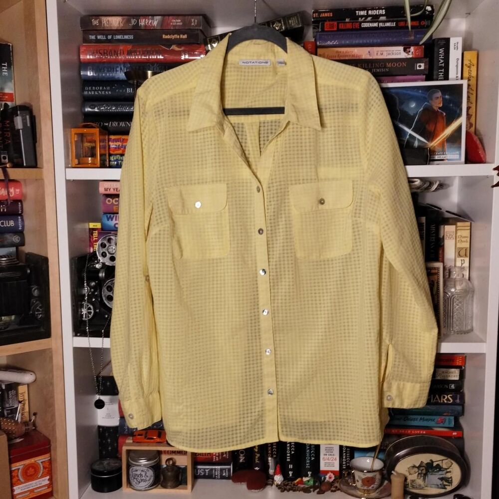 Notations Women's Yellow Shirt